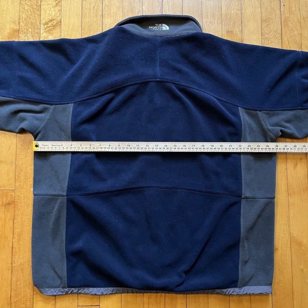 VTG The North Face GORE Windstopper Fleece Jacket Navy Blue 90s Outdoor Size XL - Picture 11 of 14